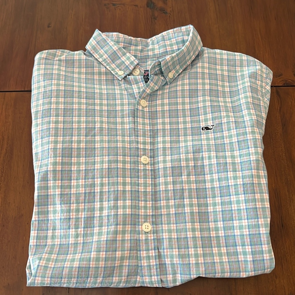 Vineyard Vines Boys Long Sleeve Whale Shirt